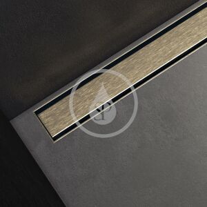 I-Drain - Plano Sprchový rošt z nehrdzavejúcej ocele, dĺžka 800 mm, povrch PVD, svetlozlatá IDRO0800WG