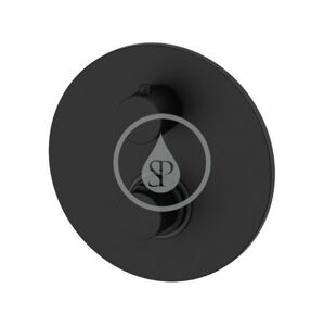 PAFFONI - Light Termostatická sprchová batéria pod omietku s telesom, 2 výstupy, matná čierna LIQ018NO