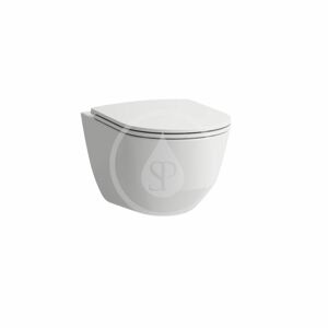 Laufen - Pro Závesné WC Compact s doskou SLIM, sklápaním SoftClose, Rimless, biela H8669550000001