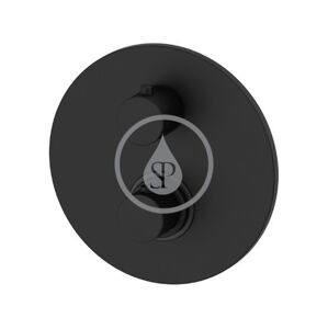 PAFFONI - Light Termostatická sprchová batéria pod omietku s telesom, 3 výstupy, matná čierna LIQ019NO