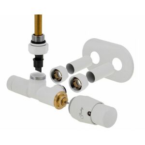 HOPA - Pripojovací ventil Z7 kompletná sada - Farba - Biela, Materiál spojky - Cu 15 × 1, Variant - Pravá RDOZ7UNI06PC2