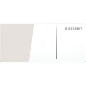 GEBERIT - Sigma70 Ovládacie tlačidlo splachovania, sklo/biela 115.630.SI.1