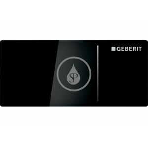 GEBERIT - Sigma70 Ovládacie tlačidlo splachovania, sklo/čierna 115.630.SJ.1