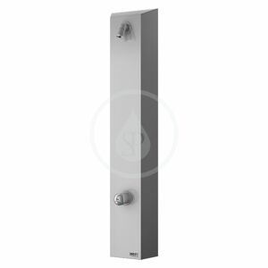 SANELA - Nerezové sprchové panely Sprchový nástenný panel z nehrdzavejúcej ocele bez tlačidla piezo – na dve vody, regulácia zmiešavacej batérie SLZA 21H