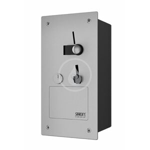 SANELA - Nerezové příslušenství Vstavaný mincový automat na jednu sprchu, interaktívne ovládanie SLZA 03NZ