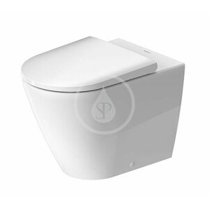 DURAVIT - D-Neo Stojace WC, zadný odpad, Rimless, s WonderGliss, biela 20030900001