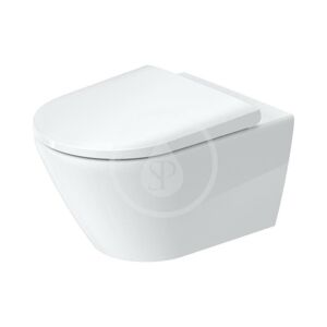 DURAVIT - D-Neo Závesné WC, Rimless, HygieneGlaze, biela 2577092000