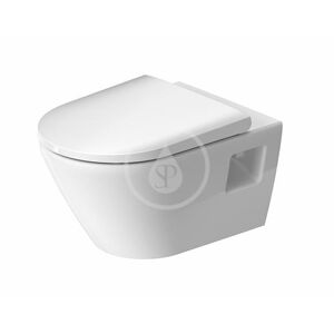 DURAVIT - D-Neo Závesné WC, Rimless, HygieneGlaze, biela 2578092000