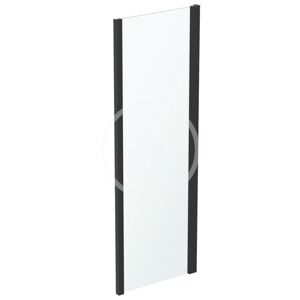 IDEAL STANDARD - Connect 2 Pevná bočná stena 800 mm, čierna/číre sklo K9299V3