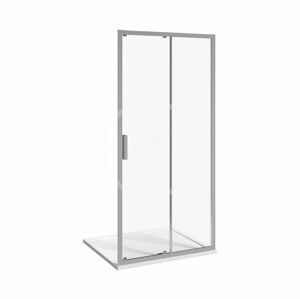 Nion Sprchové dvere dvojdielne L/P, 1000 mm, Jika perla Glass, strieborná/transparentné sklo H2422N30026681