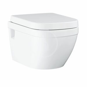 GROHE - Euro Ceramic Závesné WC s doskou SoftClose, Rimless, alpská biela 39703000