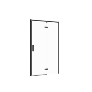 CERSANIT - Sprchové dvere LARGA ČIERNE 120X195, pravé, číre sklo S932-126