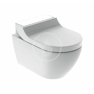 GEBERIT - AquaClean Elektronický bidet Tuma Comfort s keramikou, Rimfree, SoftClosing, biele sklo 146.292.SI.1
