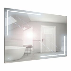 Zrcadlo závěsné s pískovaným motivem a LED osvětlením Nika LED 3/120 | A-Interiéry nika led 3-120
