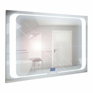 Zrcadlo závěsné s pískovaným motivem a LED osvětlením Nika LED 4/120 | A-Interiéry nika led 4-120