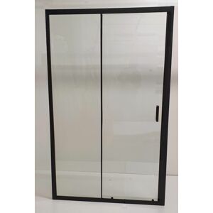 HOPA - Sprchové dvere do niky TREOS NEW BLACK - FARBA rámu - Čierna matná, Rozmer A - 120 cm, Smer zatvárania - Univerzálne Ľavé / Pravé, Výplň - Číre bezpečnostné sklo - 6 mm OLBTREO120BC