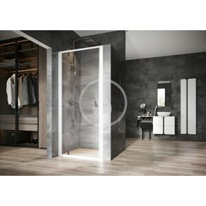 RAVAK - Nexty Sprchové dvere pivotové 800 mm, biela/chróm/číre sklo 03O40100Z1