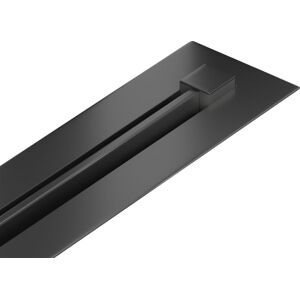 MEXEN - Flat 360° Super Slim podlahový žľab otočný 90 cm, čierny 1751090