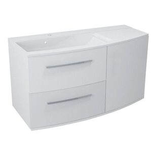 SAPHO - JULIE umývadlová skrinka 105x55x46,5cm, umývadlo ARAS, biela, ľavá JU105-3030-01