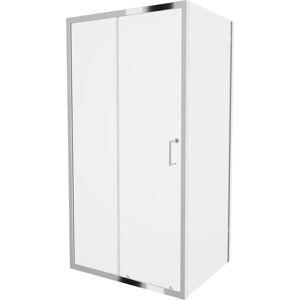 MEXEN/S - Apia sprchovací kút obdĺžnik 110x100 cm, transparent, chróm 840-110-100-01-00