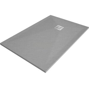 MEXEN - Stone+ sprchová vanička obdĺžniková 90x80, sivý betón 44618090