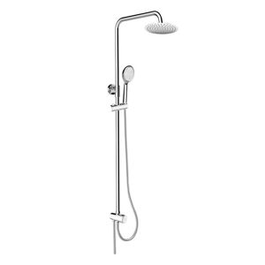 MEREO MEREO - Sprchový set s tyčou okrúhlý, nerezová hlavová sprcha a trojpolohová ručná sprcha CB95001SS1