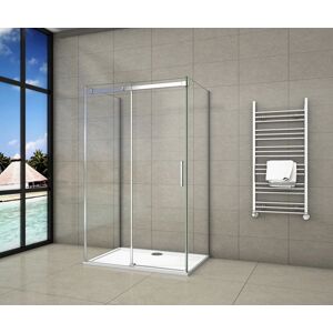 H K - Trostenný sprchovací kút HARMONY U3 90x110x90cm L/P variant vrátane sprchovej vaničky z liateho mramoru SE-HARMONYU311090/ROCKY-11090