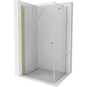 MEXEN/S - Pretória sprchovací kút 100x70 cm, transparent, zlatá 852-100-070-50-00