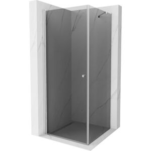 MEXEN/S - Pretória sprchovací kút 100x100 cm, grafit, chróm 852-100-100-01-40