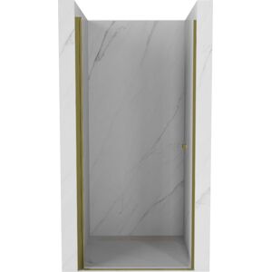 MEXEN - Pretória sprchové dvere krídlové 100 cm, transparent, zlaté 852-100-000-50-00