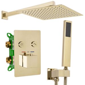 REA - Sprchový termostatický set FENIX DAVIS zlatý + BOX REA-P6324