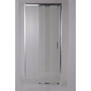 HOPA - 3-dílné sprchové dveře do niky MELIDE - BARVA rámu - Chrom/Leštěný hliník (ALU), Rozměr A - 100 cm, Směr zavírání - Univerzální Levé / Pravé, Výplň - Čiré bezpečnostní sklo - 5 mm OLBMELID100CC