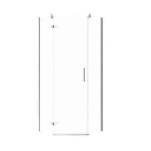 CERSANIT - Päťuholný sprchovací kút JOTA 80X80X195, ĽAVÝ, priehľadné sklo S160-010