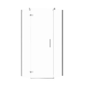 CERSANIT - Päťuholný sprchovací kút JOTA 90x90x195, ĽAVÝ, priehľadné sklo S160-014