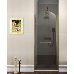 GELCO - ANTIQUE sprchové dvere 800mm, lavé, číre sklo, bronz, svetlý odtieň GQ1280LCL
