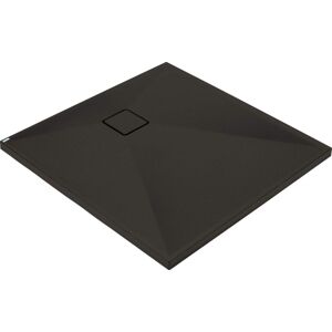 DEANTE - Correo čierna - Granitová sprchová vanička, štvorcová, 90x90 cm KQR_N41B