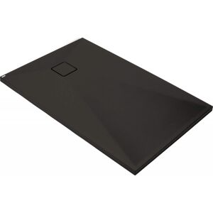 DEANTE - Correo čierna - Granitová sprchová vanička, obdĺžniková, 140x80 cm KQR_N48B