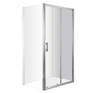 DEANTE - Cynia chróm - Sprchové dvere, zapustené, 120 cm - posuvné KTC_012P