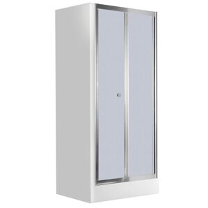 DEANTE - Flex chróm - Sprchové dvere, zapustené, 90 cm - skladacia KTL_621D