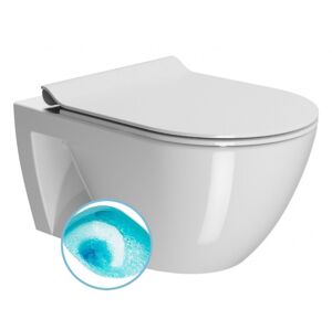 GSI - PURA ECO závesná WC misa, Swirlflush, 36x55 cm, biela ExtraGlaze 880711