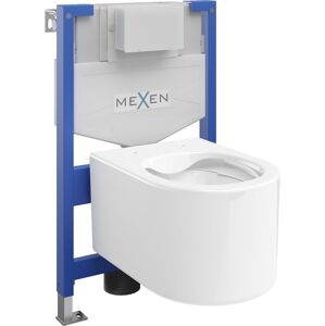 MEXEN/S - WC predstenová inštalačná sada Fenix XS-F s misou WC Sofia, biela 6803354XX00