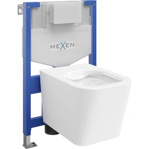 MEXEN/S - WC predstenová inštalačná sada Felix XS-F s misou WC Teo, biela 6803385XX00