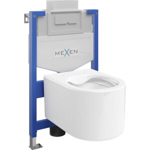 MEXEN/S - WC predstenová inštalačná sada Fenix XS-U s misou WC Sofia, biela 6853354XX00