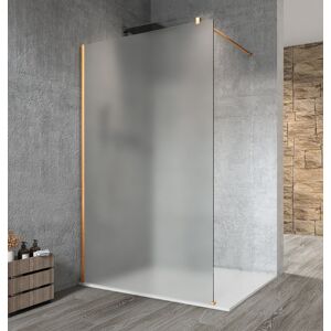 GELCO - VARIO GOLD MATT jednodielna sprchová zástena na inštaláciu k stene, matné sklo, 1000 mm GX1410-01