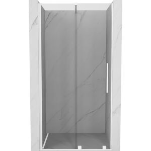 MEXEN/S - Velár posuvné sprchové dvere 90 cm, transparent, biela 871-090-000-01-20