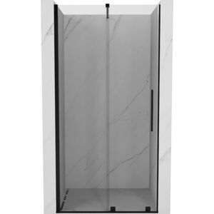 MEXEN/S - Velár posuvné sprchové dvere 90 cm, transparent, čierna 871-090-000-01-70