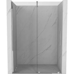 MEXEN/S - Velár posuvné sprchové dvere 140 cm, transparent, chróm 871-140-000-01-01
