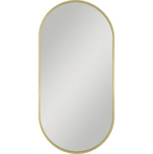 HOPA - Zrkadlo bez osvetlenia BRANDIS GOLD - Rozmer A - 40 cm, Rozmer C - 80 cm OLNZBRA4080G