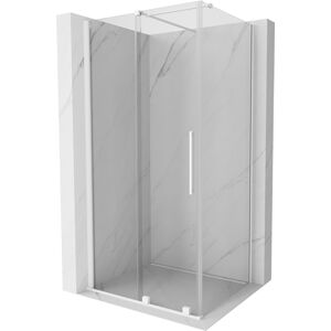 MEXEN/S - Velár sprchovací kút 90 x 70, transparent, biela 871-090-070-01-20