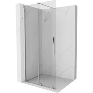 MEXEN/S - Velár posuvné sprchové dvere Walk-in 70 cm, transparent, chróm 871-070-000-03-01